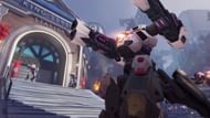 Null Sector mechs are scattered all across Toronto. (Image via Blizzard Entertainment)